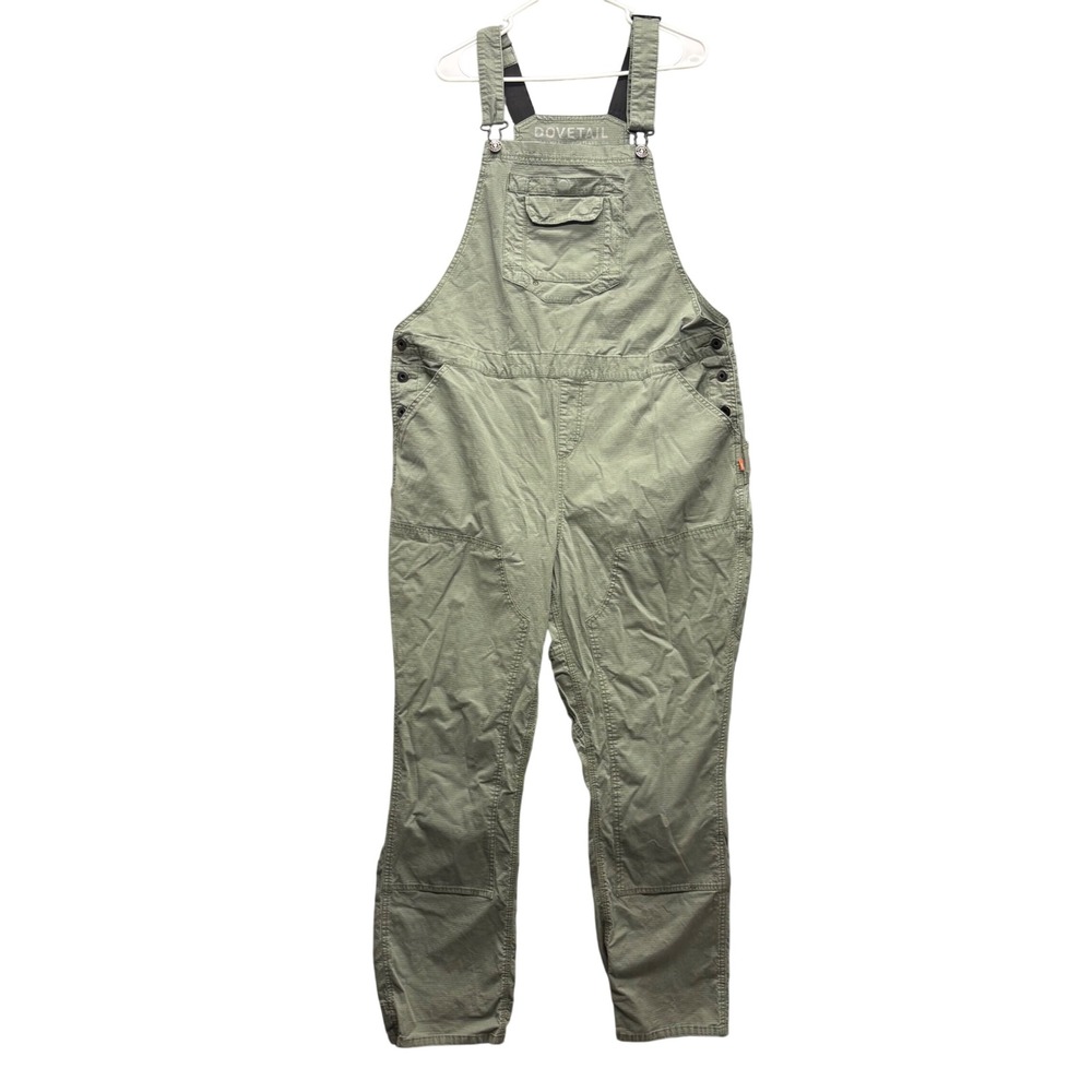 Dovetail Freshley Overalls Womens 18 Inseam 30 Green Workwear Utility